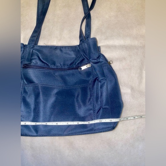 Elegant Blue Women's Shoulder Bag - Picture 2 of 4